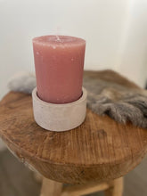 Afbeelding in Gallery-weergave laden, Kaars rustiek cylinder - &#39;Brique&#39;
