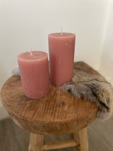 Afbeelding in Gallery-weergave laden, Kaars rustiek cylinder - &#39;Brique&#39;
